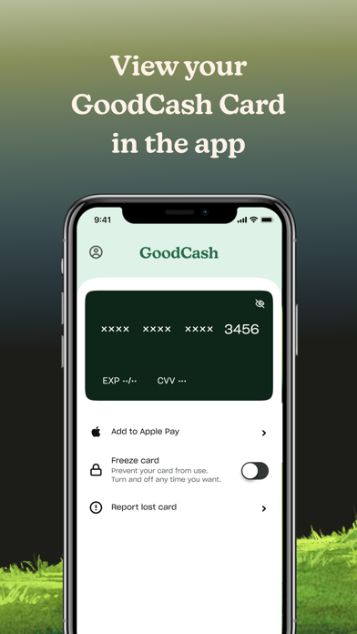 GoodCash Card Screenshot