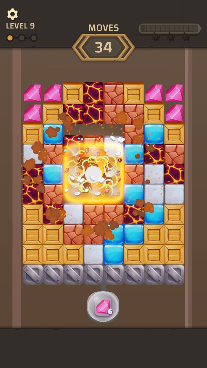 Dig Blast 3D Match 3 Puzzle