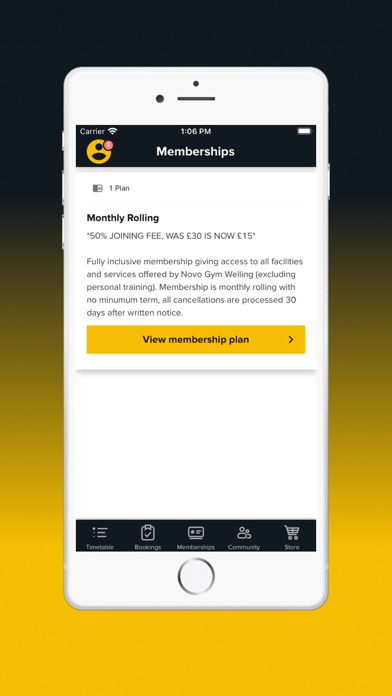 Novo Gym Welling Screenshot