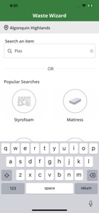 Haliburton County Waste Wizard screenshot #1 for iPhone