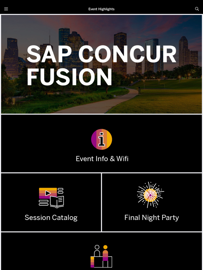 SAP Concur Events