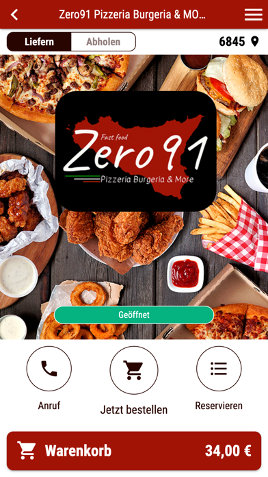 Zero91 Pizzeria Burgeria Screenshot