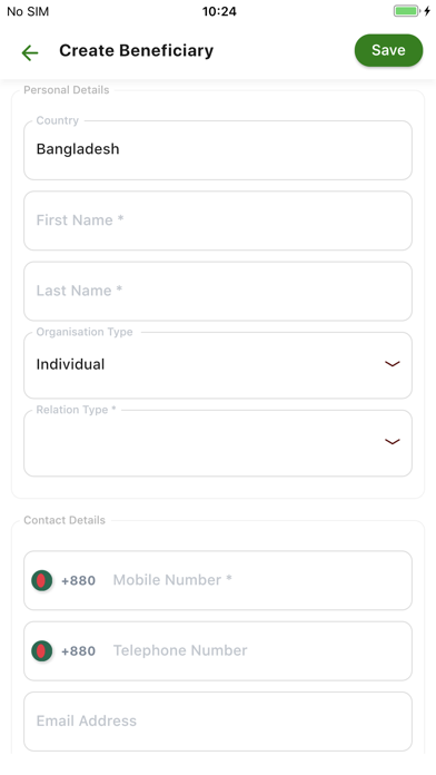 IFIC MONEY TRANSFER Screenshot