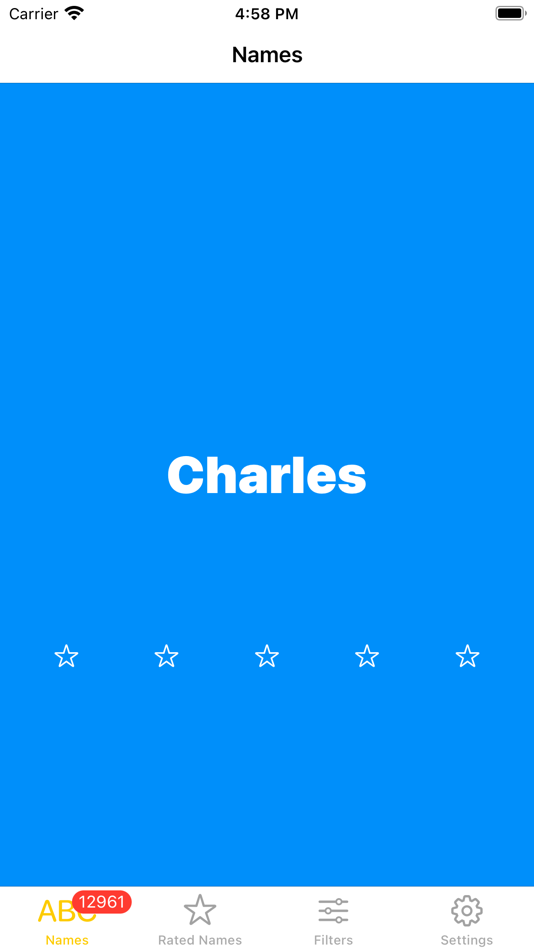 #4. Babynamerr - The Baby Name App (iOS) Podle: Florian Chrometz