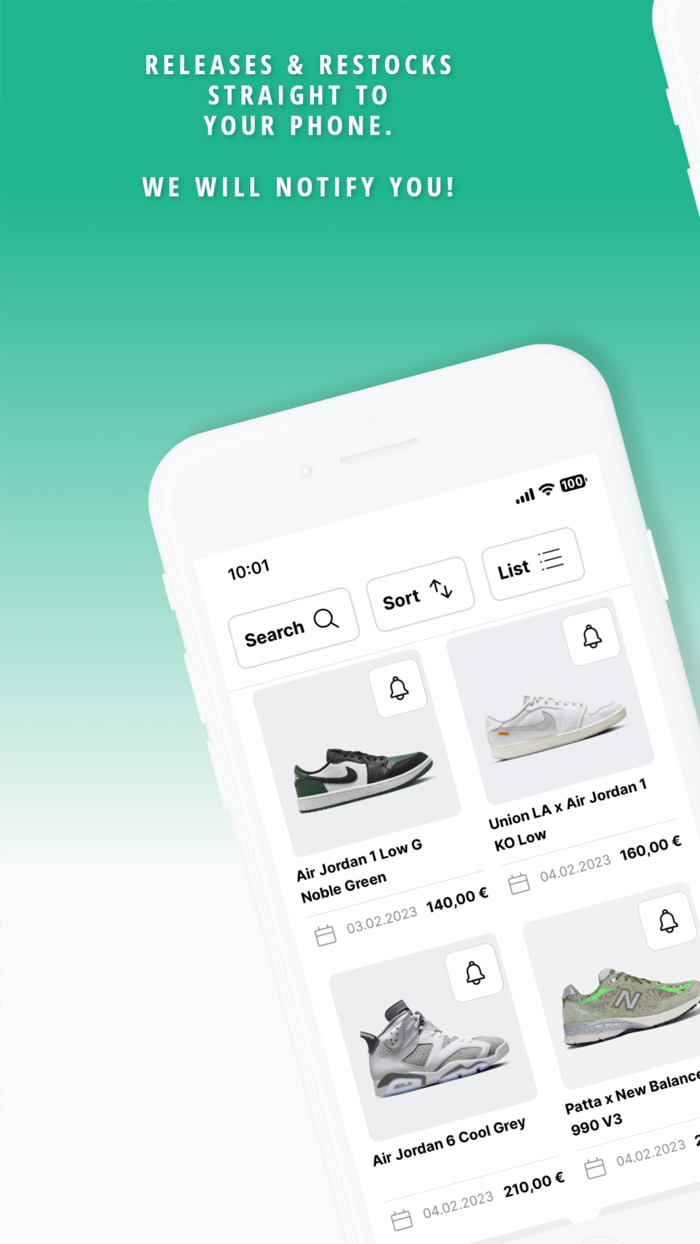 Grailify - Sneaker Releases