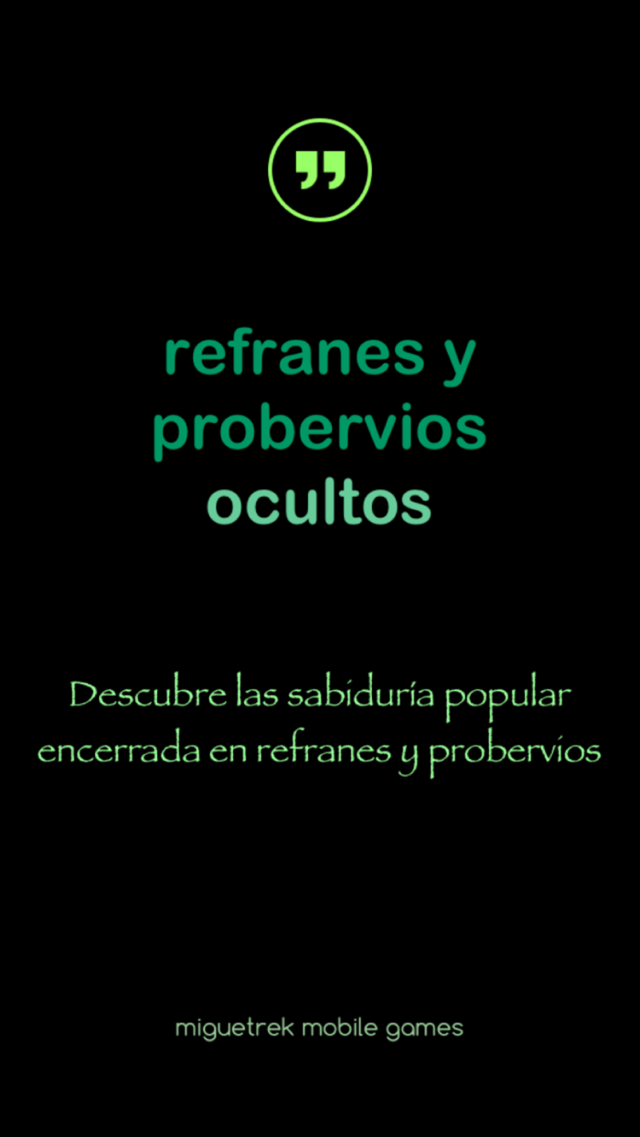 Refranes y Proverbios Ocultos