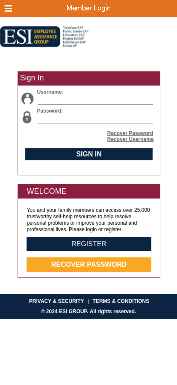 ESI Employee Assistance