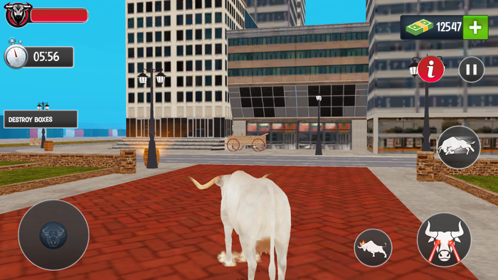 Scary Cow wild Animal Game
