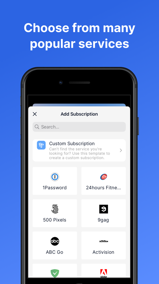 #3. Subtree - Track Subscriptions (iOS) 由: Qvalitech Engineering OU