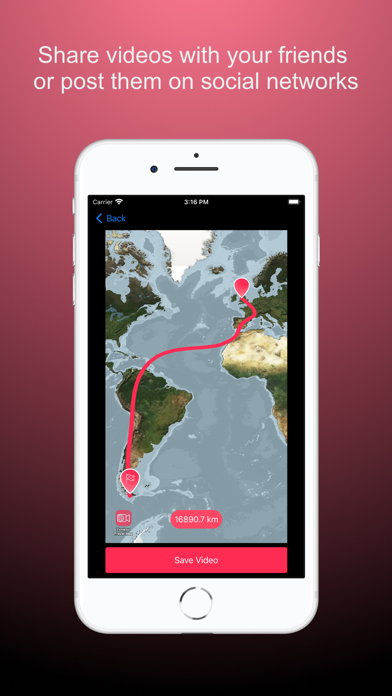 Travel Map Zenkou Screenshot