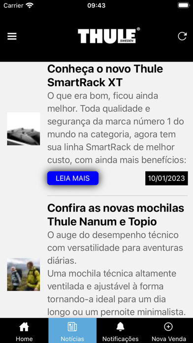 Thule Group Brasil Screenshot