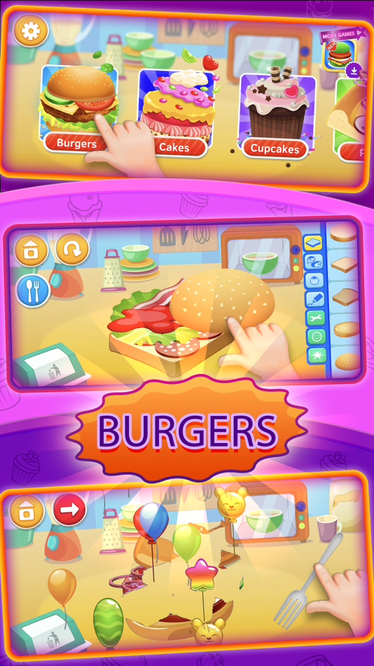 Burger Chef. Food cooking game - 1.9.5 - (iOS)