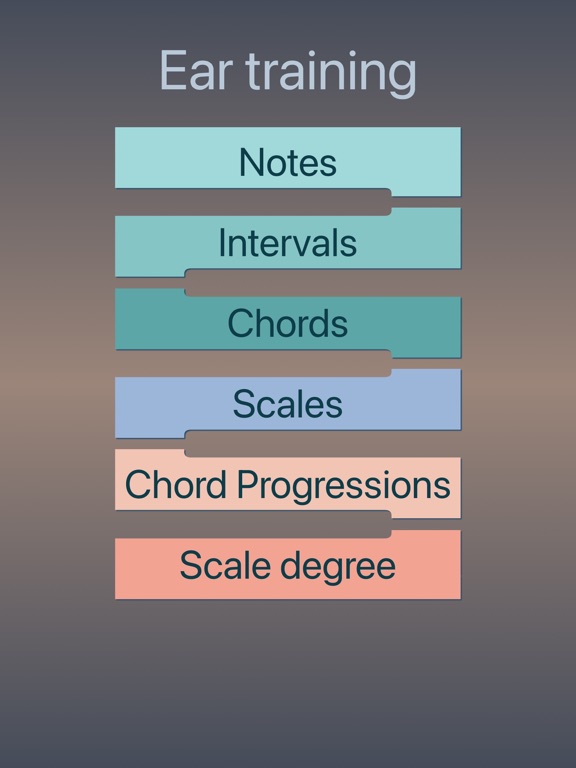 Ear training: notes and chords