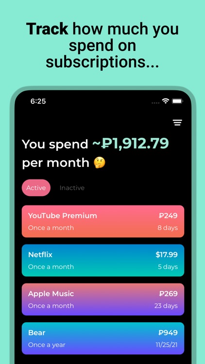 Subscriber - subs tracker