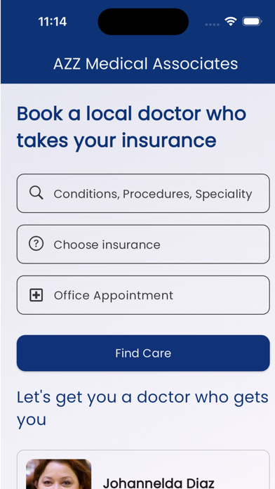 Azz Medical Associtaes Screenshot 1 - AppWisp.com Azz Medical Associtaes Screenshot 1 - AppWisp.com