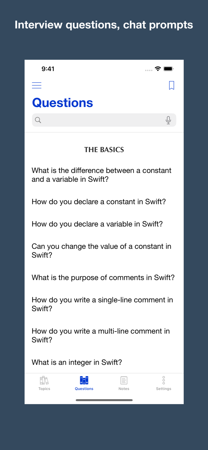 2000 Swift interview questions