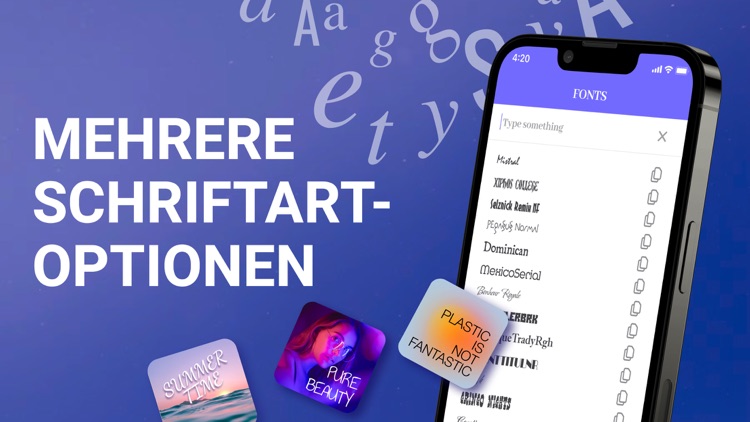 the Stylish Keyboard Fonts