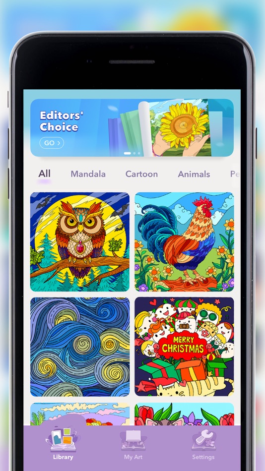 #7. ColorPlanet® Paint by Number (iOS) 由: Games Vessel Pte. Ltd.