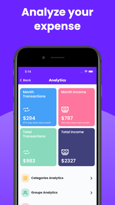 Rocky App - Money Manager Screenshot