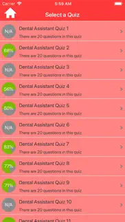 dental assistant quizzes iphone screenshot 2