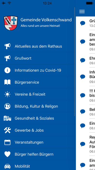 Gemeinde Volkenschwand Screenshot