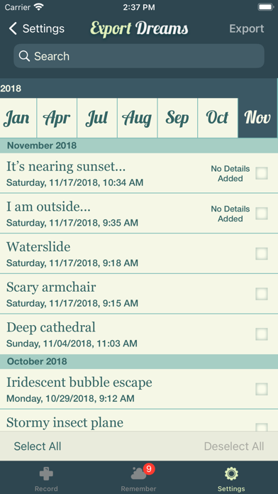 DreamKeeper - My Dream Journal Screenshot