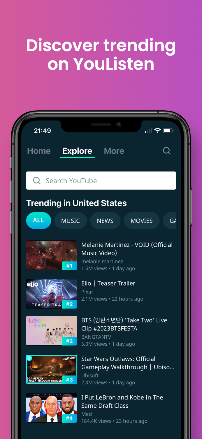 YouListen - Play Everything