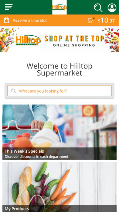Hilltop Supermarket Shopping Screenshot