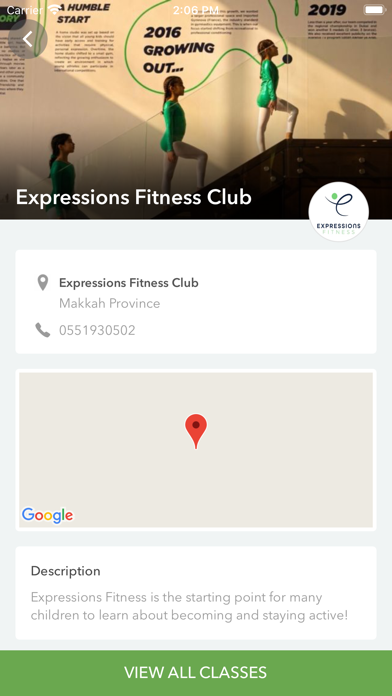 Expressions Fitness Screenshot