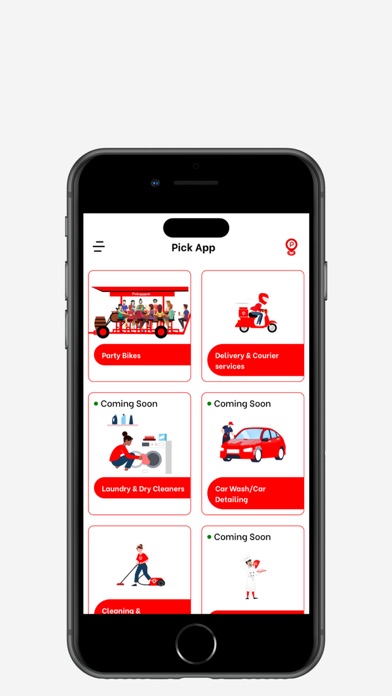 Pickapp - Services Screenshot