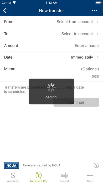 Radius Federal Credit Union Screenshot