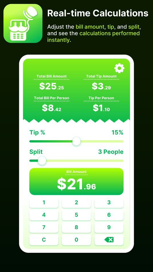 #2. TipTop - Tip Calculator (iOS) 由: Diamonick Dunn