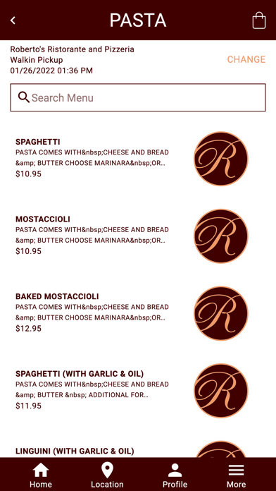Robertos Ristorante Screenshot