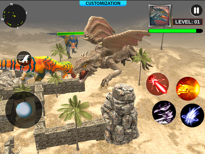 Monster vs Dragon Clash