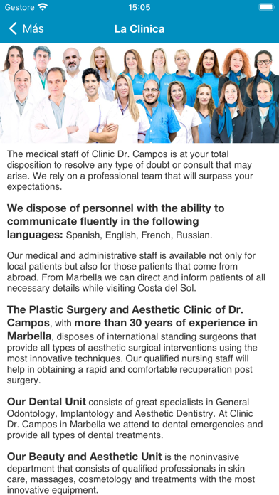 Clínica Dr. Campos Marbella Screenshot
