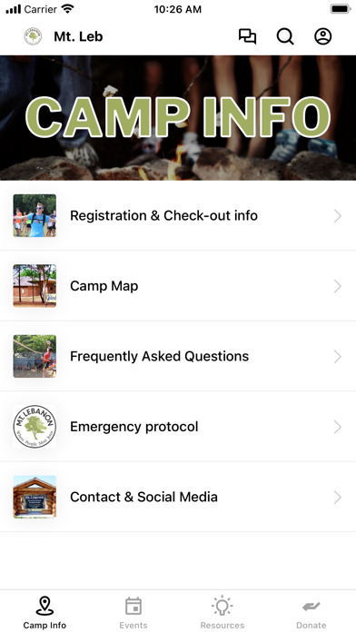 Mt. Lebanon Camp Screenshot
