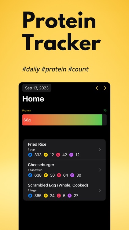 Protein Tracker+ by Arda Sen