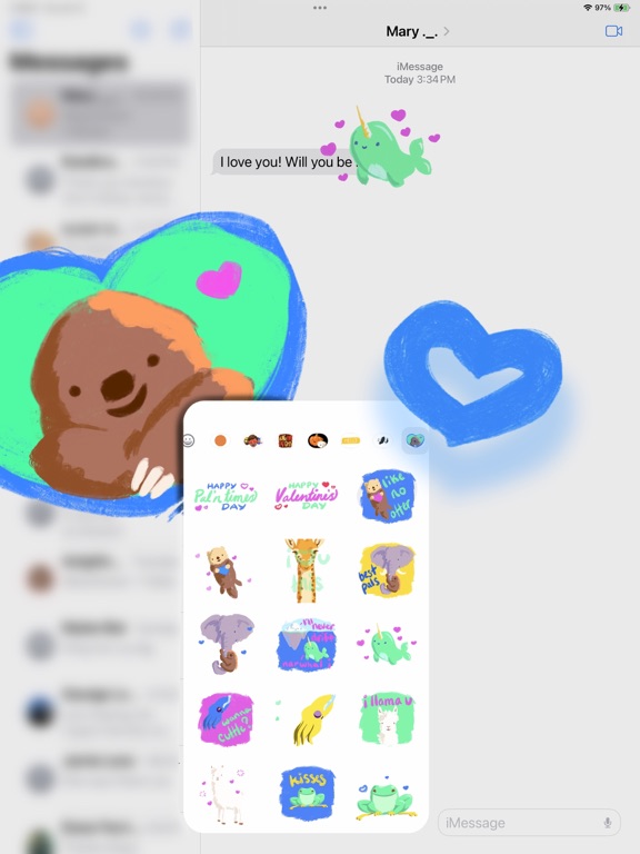 Screenshot #5 pour Pal'n Times Day! Stickers