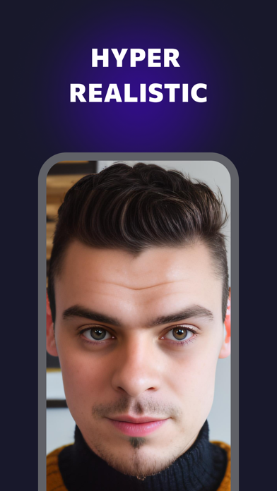 AI professional headshots Dyvo Screenshot