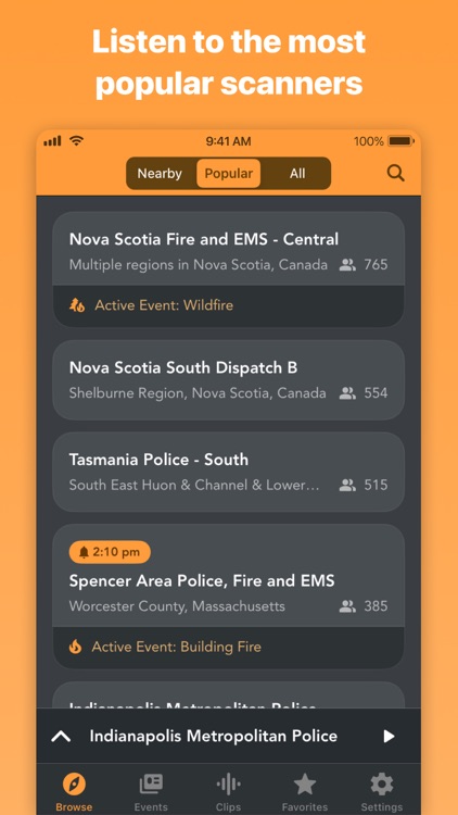 Police Scanner Radio & Fire screenshot-3
