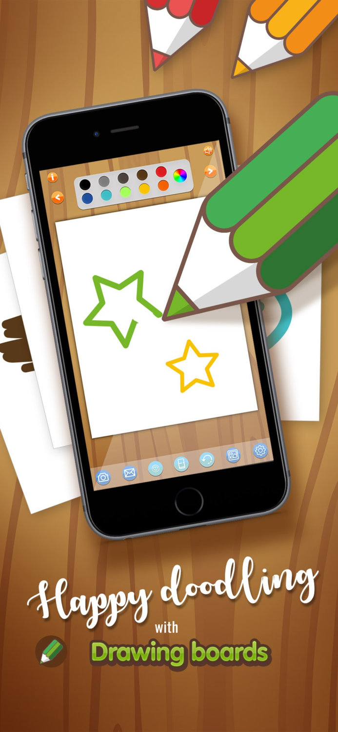 Doodle sketching board