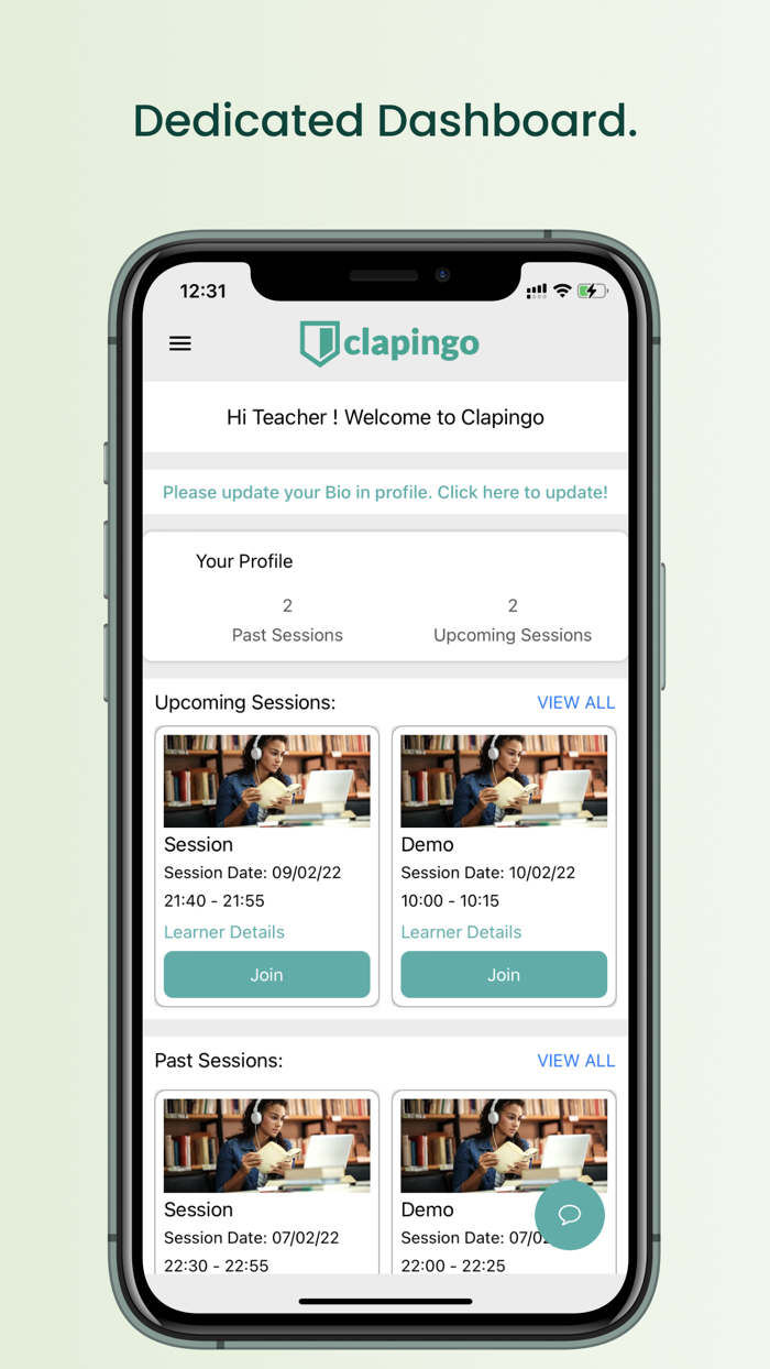 Clapingo Tutor App