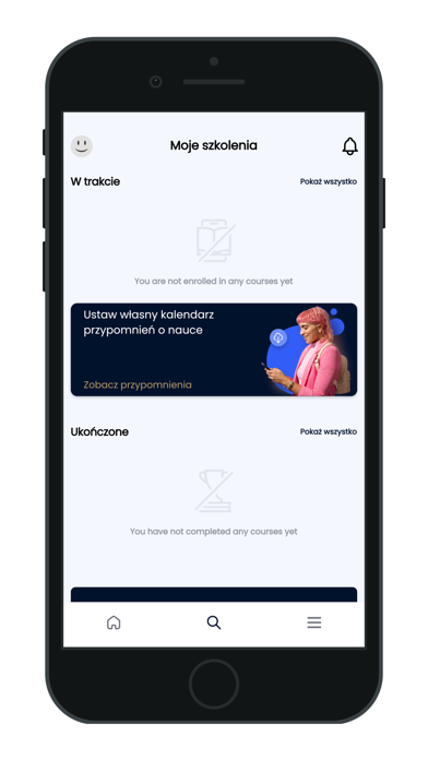 ICAN online learning Screenshot