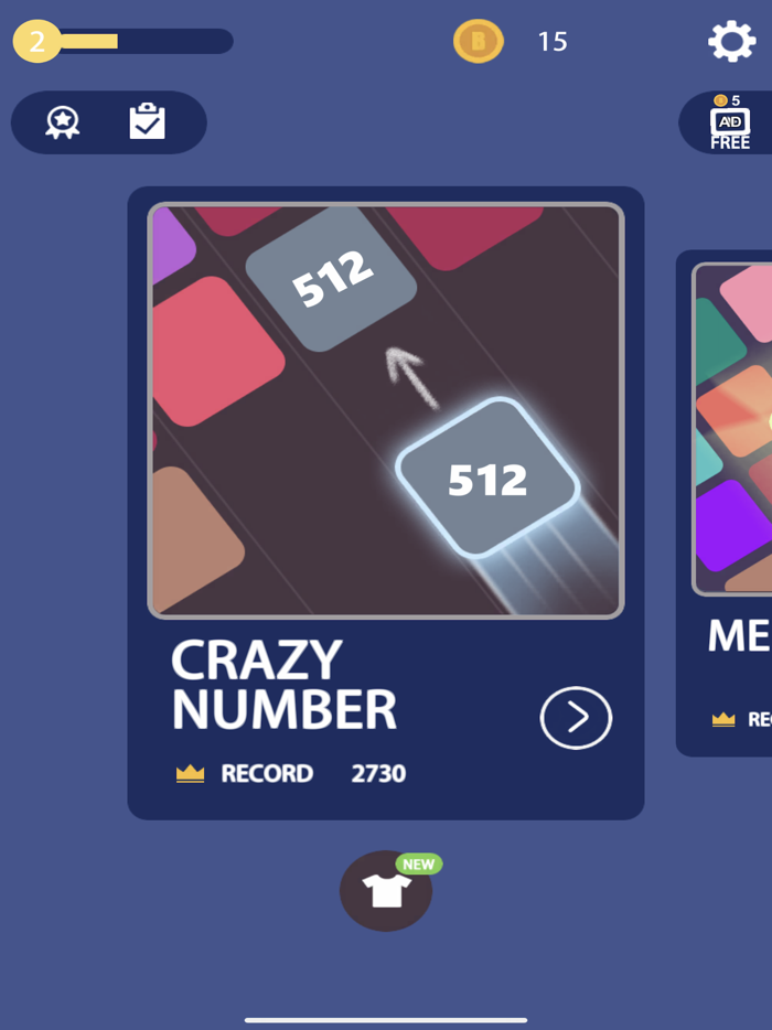 2048 Number Puzzle Collection
