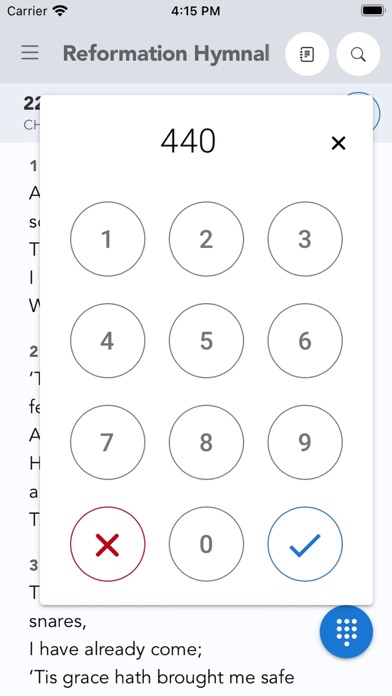 Church Hymnal Screenshot