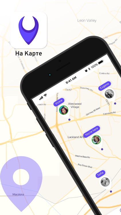 On Map:Locate your friends GPS