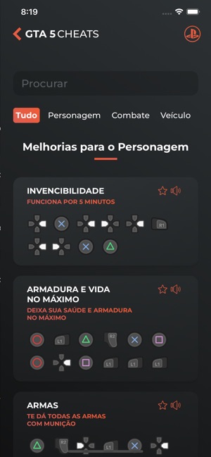 CÓDIGOS PARA GTA 5 (2022) na App Store