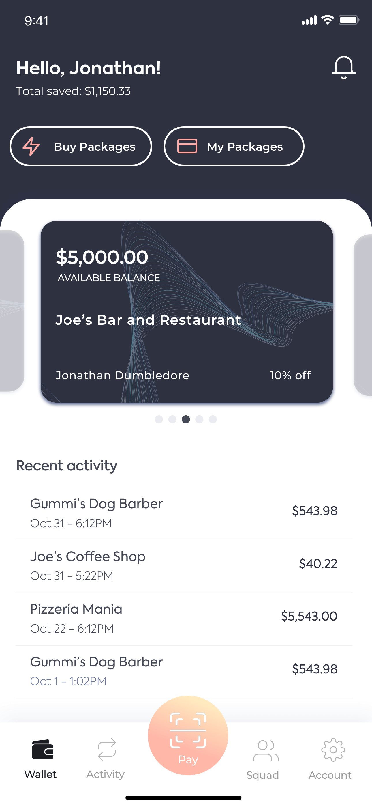 Hypr Wallet (Squadapp) screenshot 1