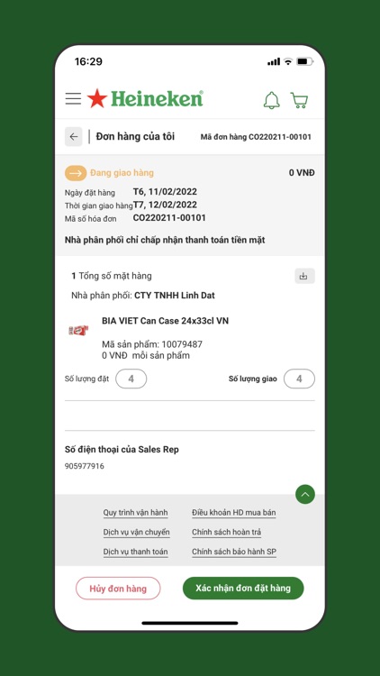 HVN Đặt Hàng 2.0