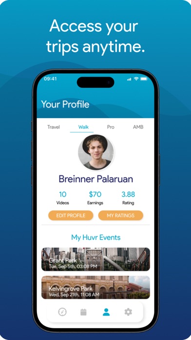 Huvr App Screenshot